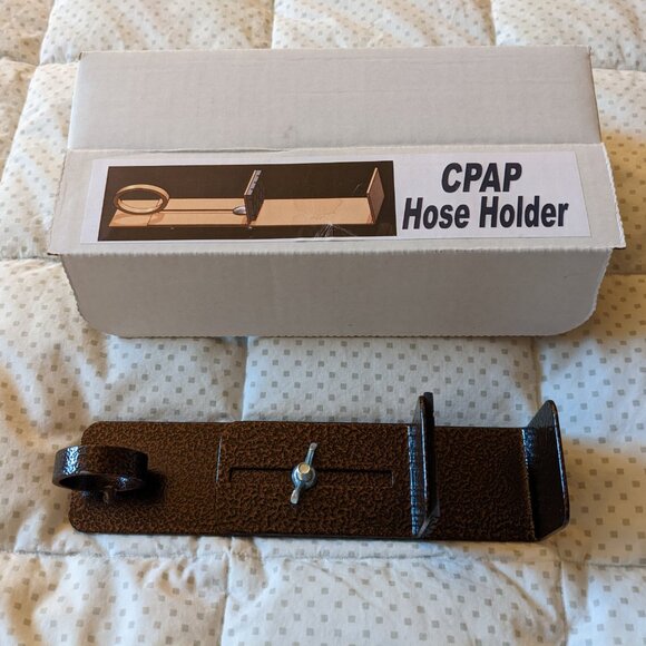 CPAP Hose Holder attaches to headboard - Picture 1 of 5